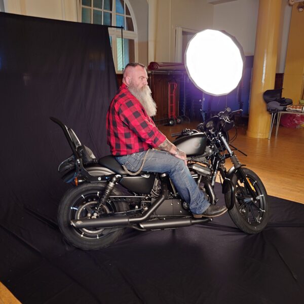Mark and his Harley