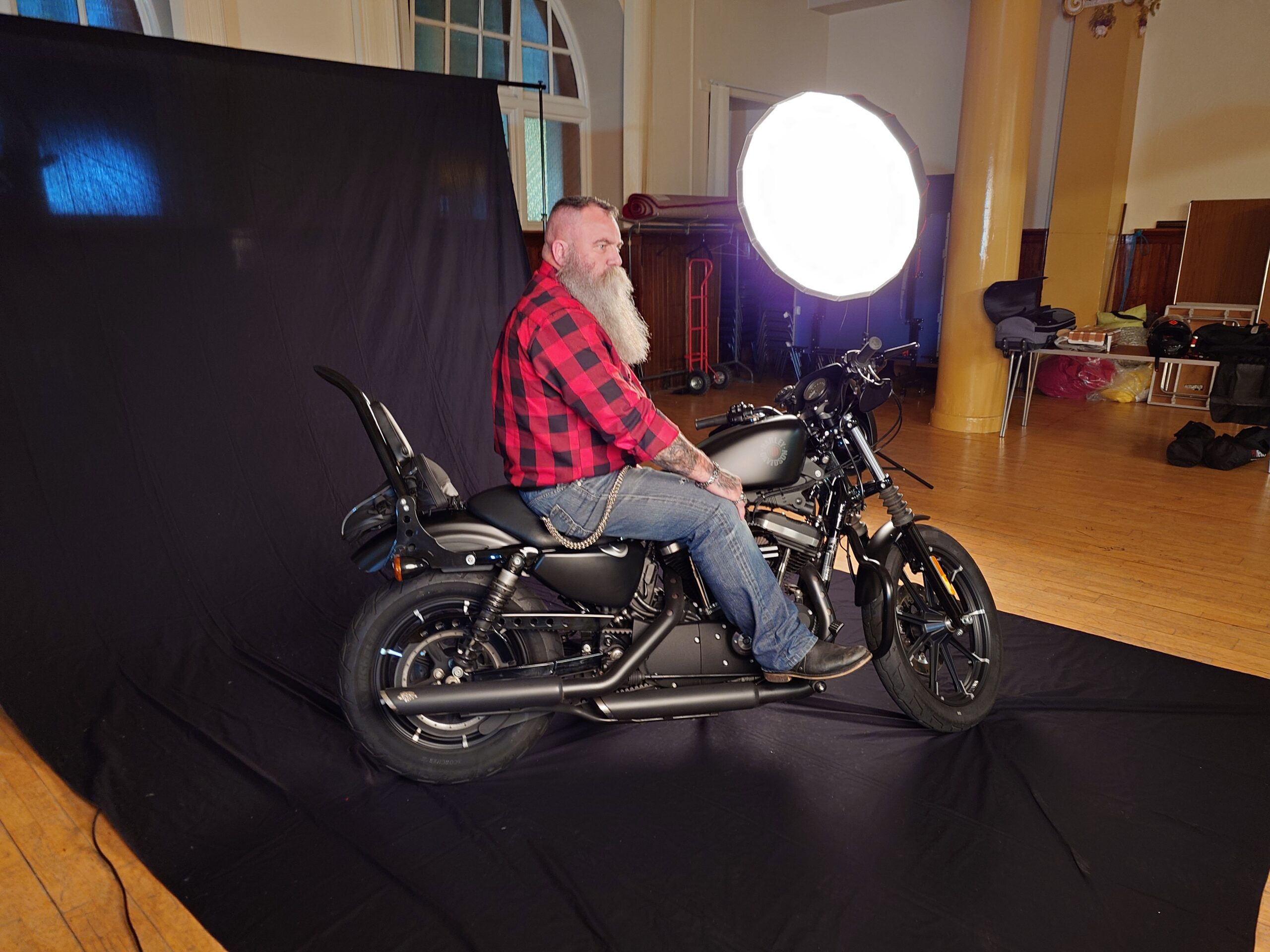 Mark and his Harley